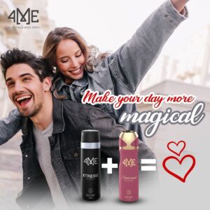 4ME Body Spray Xtreme & Sensual (120ml Each) Pack of 2