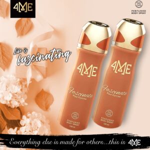 4ME Fascinate Perfumed Body Spray (120ml) Pack of 2