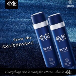 4ME Xcite Perfumed Body Spray (120ml) Pack of 2