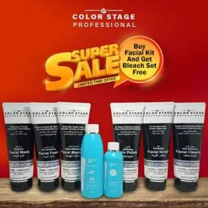 Color Stage Facial Kit (Pack of 6) GET FREE Bleach Set