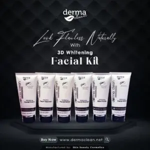 Derma Clean Whitening Facial Kit (Pack of 6)