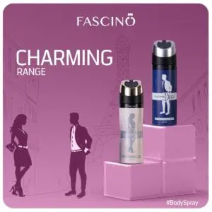 Fascino Charming Range Perfumed Body Sprays (200ml) Pack of 2
