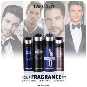 Fascino Perfumed Body Sprays (200ml Each) Pack of 4
