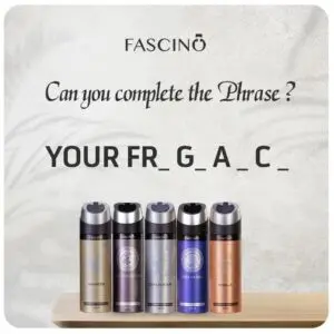 Fascino Perfumed Body Sprays (200ml Each) Pack of 5