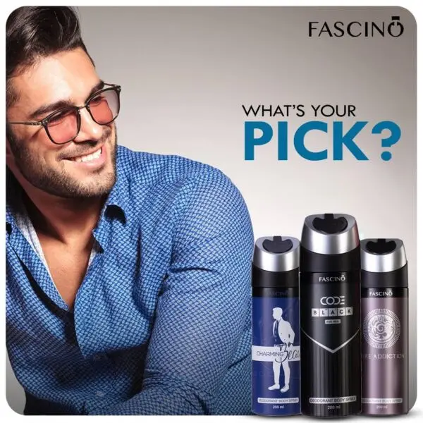 Fascino Perfumed Body Sprays (200ml) Pack of 3