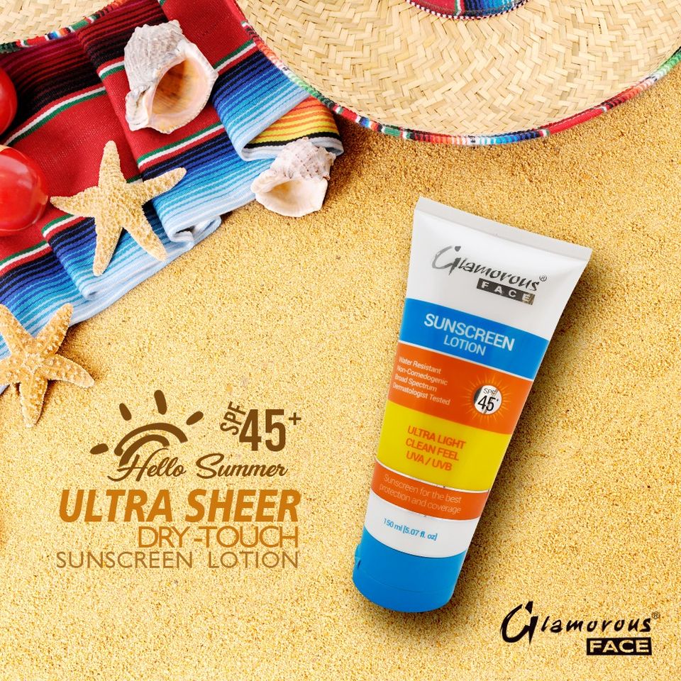 Glamorous Face Sunscreen Lotion (SPF45+)