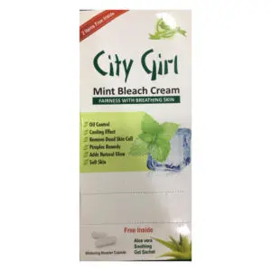 City Girl Mint Bleach Cream Pack of 12