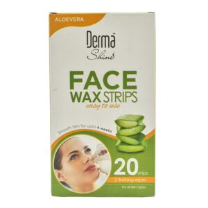 Derma Shine Face Wax Strips (20 Strips)