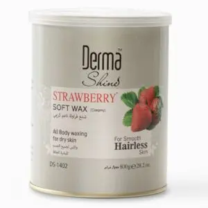 Derma Shine Strawberry Soft Wax (800gm)
