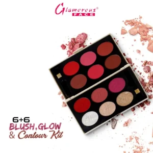 Glamorous Face 6 +6 Blush Glow Contour Kit