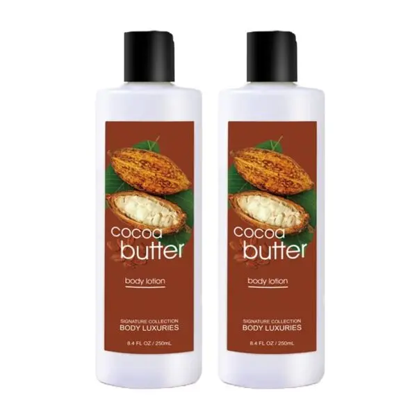Body Luxuries Cocoa Butter Lotion (236ml) Combo Pack