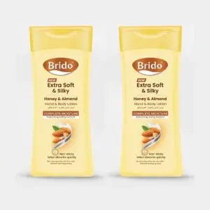 Brido Extra Soft & Silky Honey & Almond Lotion (Large) Combo Pack