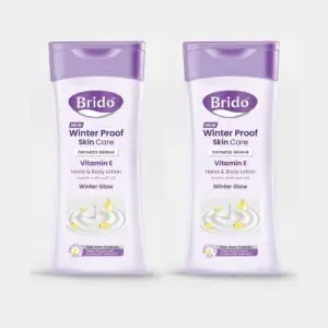 Brido Winter Proof Vitamin E Hand & Body Lotion (Medium) Combo Pack