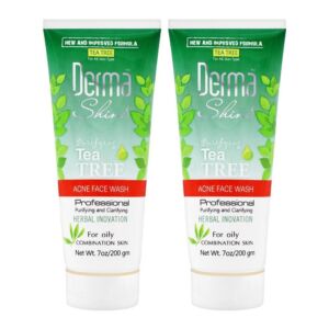 Derma Shine Purifying Tea Tree Acne Face Wash (200gm) Combo Pack
