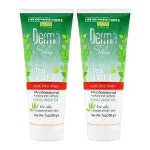 Derma Shine Purifying Tea Tree Acne Face Wash (200gm) Combo Pack
