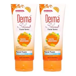 Derma Shine Skin Brightening Facial Foam (100ml) Combo Pack