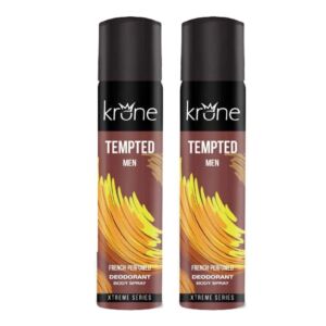 Krone Tempted Men Body Spray (Small) Combo Pack