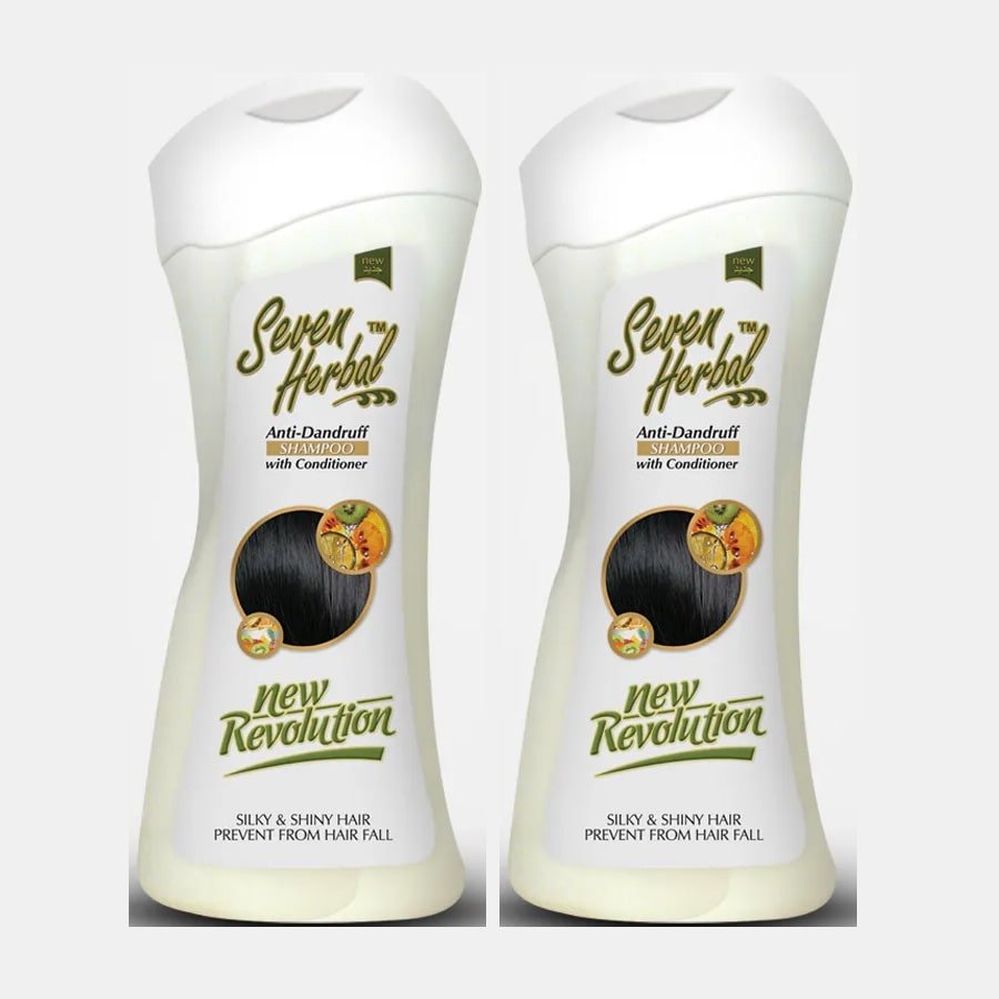 Seven Herbal Anti Dandruff Shampoo With Conditioner Combo Pack