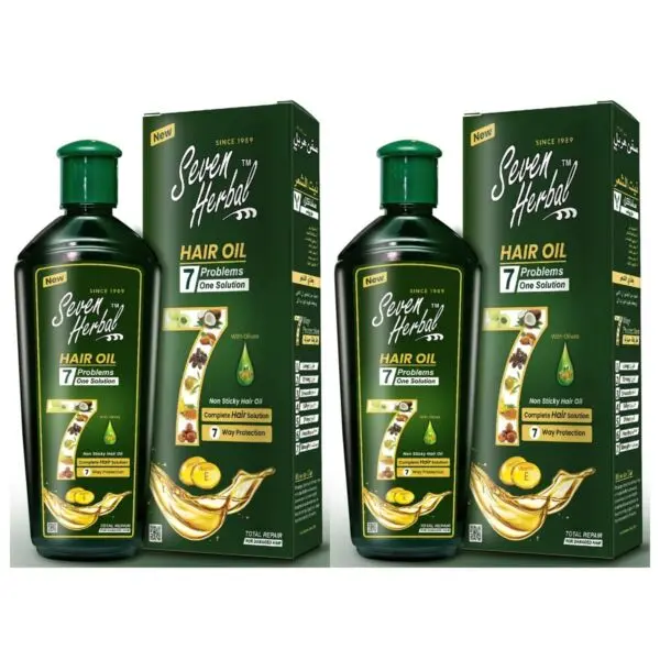 Seven Herbal Hair Oil 7in1 (Medium) Combo Pack