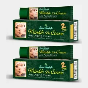 Seven Herbal Wrinkle De Crease Anti Aging Cream (Combo Pack)