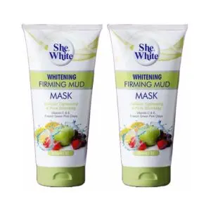 She White Whitening Firming Mud Mask (200gm) Combo Pack