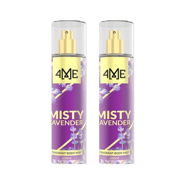 4ME Misty Lavender Body Mist (200ml) Combo Pack