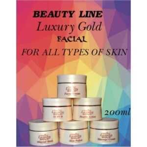 Beauty Line Luxury Gold Facial Pack of 6 (200gm Each)