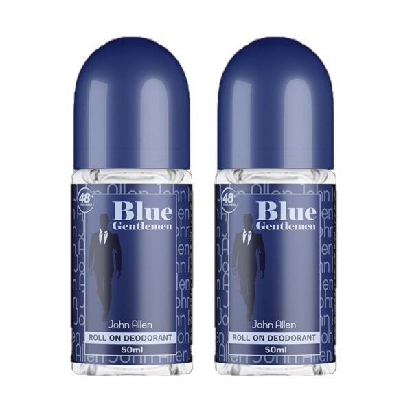 John Allen Blue Gentlemen Roll on (50ml) Combo Pack