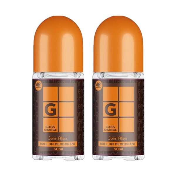 John Allen Gloss Orange Roll on (50ml) Combo Pack