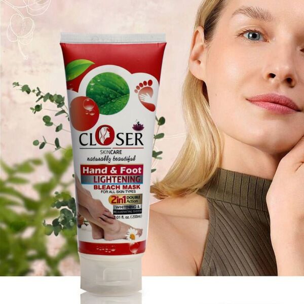 Closer Hand & Foot Lightening Bleach Mask (200ml)