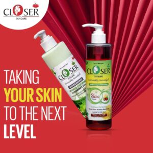 Closer Whitening Cleansing Milk & Skin Toner (300ml) Combo Pack