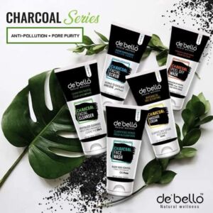 Debello Charcoal Facial Kit (150ml Each) Pack of 5