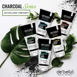 Debello Charcoal Facial Kit (150ml Each) Pack of 5