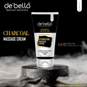 Debello Charcoal Massage Cream (150ml)
