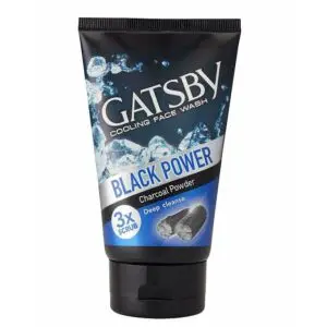Gatsby Black Power Charcoal Powder Cooling Face Wash (100gm)