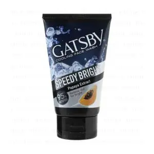 Gatsby Speedy Bright Cooling Face Wash Papaya (100gm)
