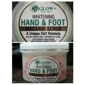 Glow + Skincare Whitening Hand & Foot Massage Scrub