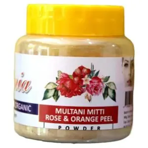 Hania Multani Mitti Rose & Orange Peel Powder