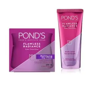 Ponds Flawless Radiance Day Cream With Facial Foam