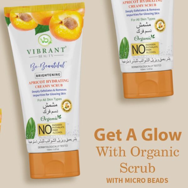 Vibrant Apricot Hydrating Creamy Scrub (150ml)