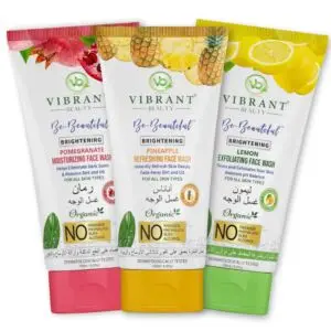Vibrant Brightening Face Washes Deal (150ml Each) Pack of 3