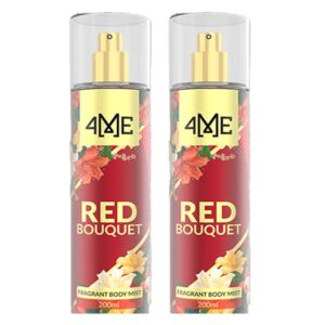 4ME Red Bouquet Body Mist (200ml) Combo Pack