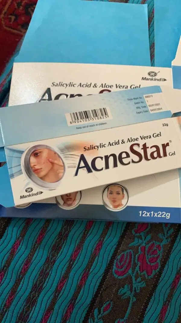 Acne Star Salicylic Acid & Aloe Vera Gel (22gm)