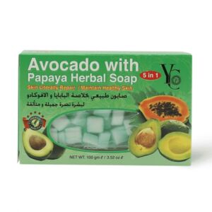 YC Avocado With Papaya Herbal Soap (100gm)