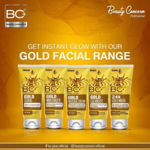 BC+ Gold Facial Kit (200ml Each) Pack of 5