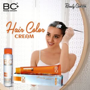 BC+ Hair Color Cream (6.41 Medium Copper Blonde) With Developer