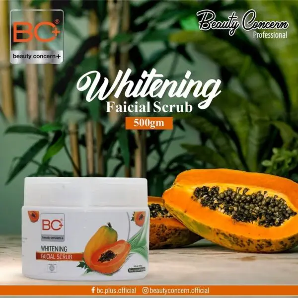 BC+ Whitening Facial Scrub Papaya (500gm)