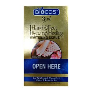 Biocos 3in1 Hand & Feet Whitening Scrub (50gm) Pack of 6