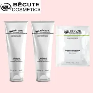 BUY 2 Becute Cosmetics Whitening Facial Foam (200ml) + FREE Botanic Mask (30gm
