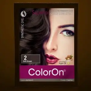 Coloron Permanent Hair Color #3 (Dark Brown) Sachet